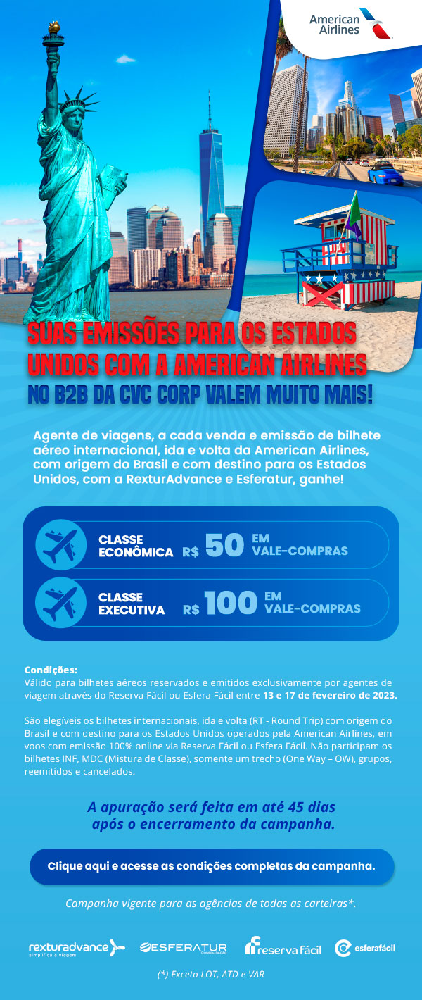 Campanha American Airlines • B2B CVC Corp