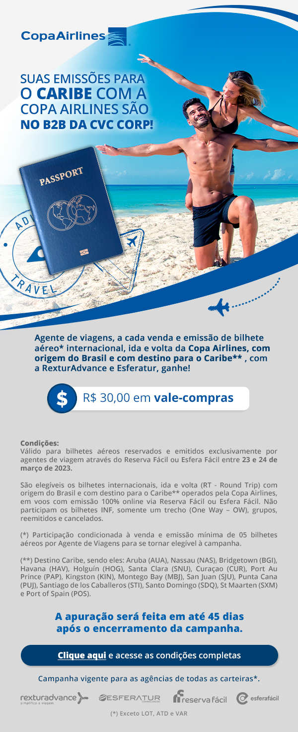 Campanha Copa Airlines • B2B CVC Corp